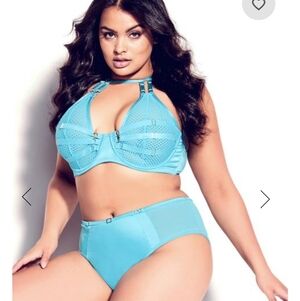 ❄️❄️ NWOT FOX&ROYAL CHOKER MAUDIE BRA 46DDD